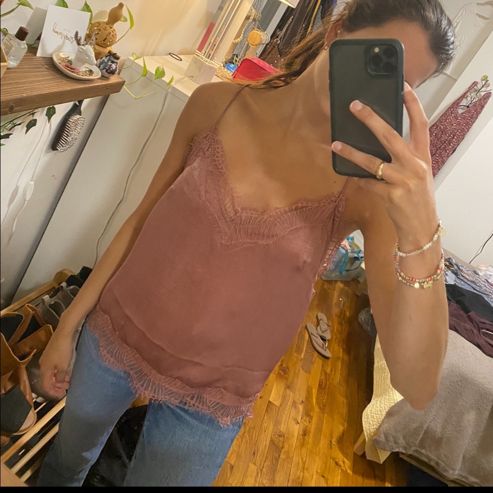 Silk Lace Top